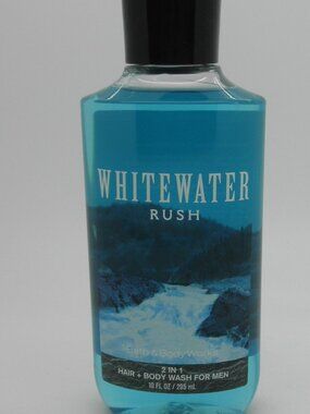 Bath & Body Works WHITEWATER RUSH FOR MEN 2 in 1 Hair + Body Wash for Men